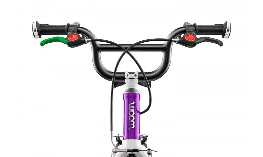 Rower dziecięcy Woom 3 16" - fioletowo-biały
