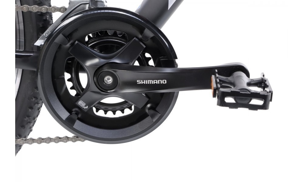 Rower crossowy Unibike Prime Man  - czarny-niebieski