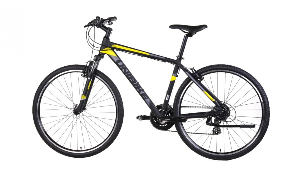 Rower crossowy Unibike Prime Man  - czarny-żółty