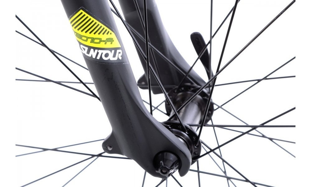 Rower crossowy Unibike Prime Man  - czarny-żółty