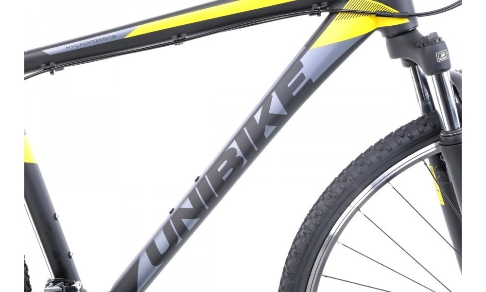 Rower crossowy Unibike Prime Man  - czarny-żółty