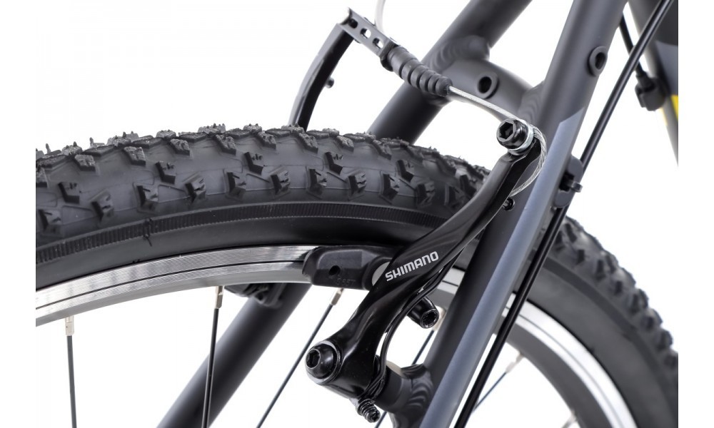 Rower crossowy Unibike Prime Man  - czarny-żółty