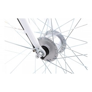 Rower miejski Romet Luiza Classic  - biały 2