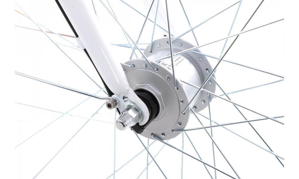 Rower miejski Romet Luiza Classic  - biały