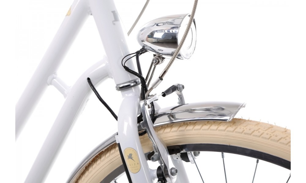 Rower miejski Romet Luiza Classic  - biały