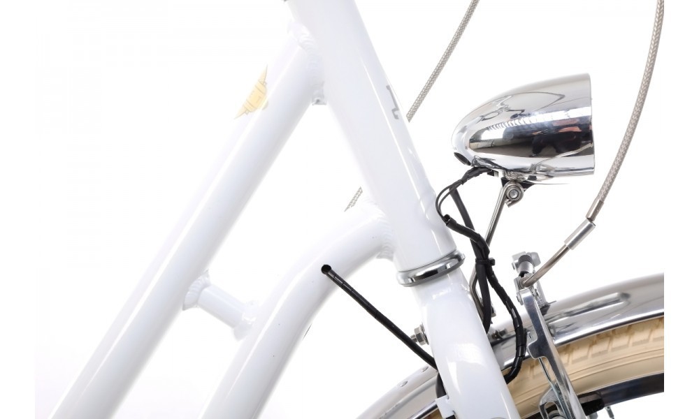 Rower miejski Romet Luiza Classic  - biały