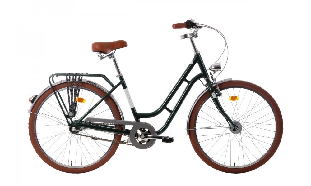 Rower miejski Romet Luiza Classic  - zielony