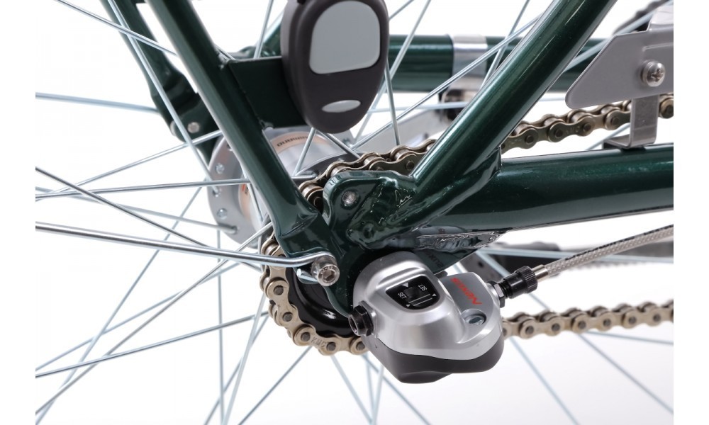 Rower miejski Romet Luiza Classic  - zielony