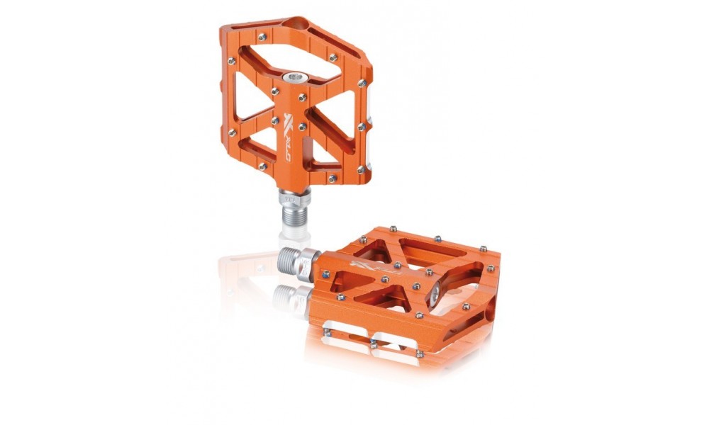 Pedały XLC MTB / Trekking PD-M12- Alu. - pomarańczowy