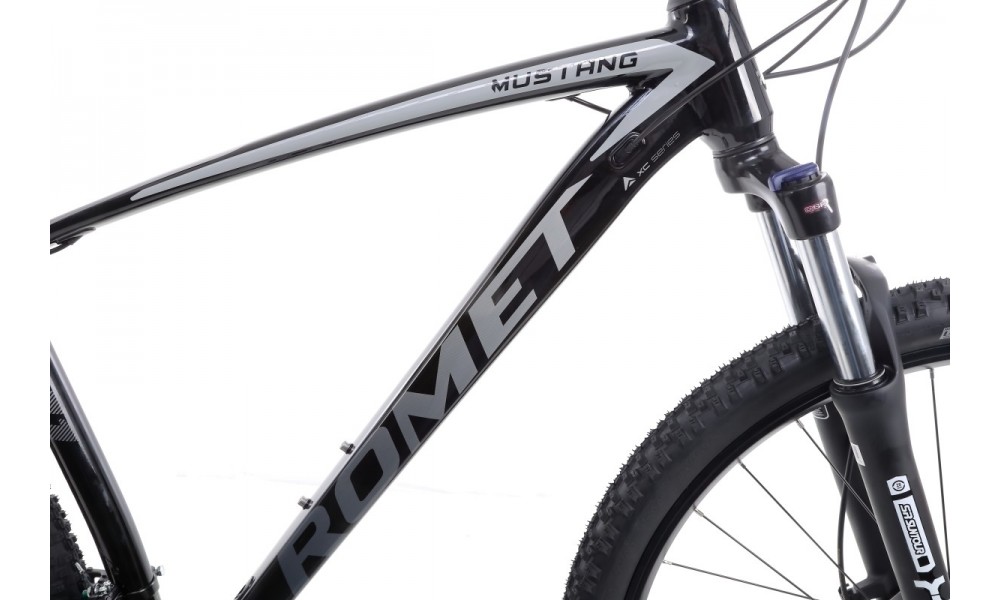 Rower górski Romet Mustang M1 LIMITED - czarno-szary