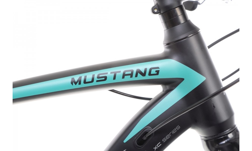 Rower górski Romet Mustang M1 LIMITED - czarno-turkusowy