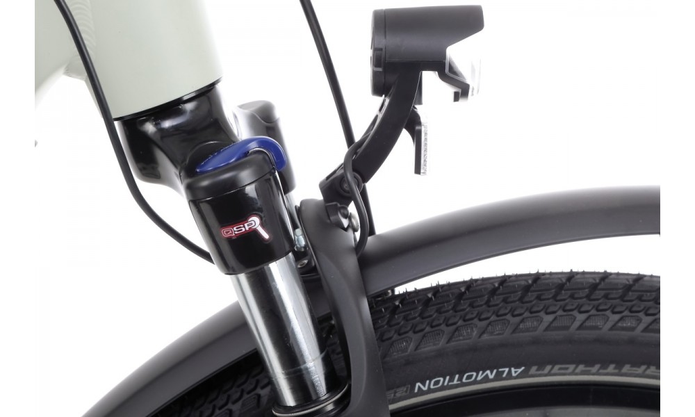 Rower trekkingowy elektryczny Winora Sinus N5f Eco Gent - szary