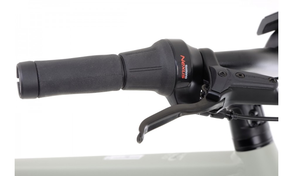 Rower trekkingowy elektryczny Winora Sinus N5f Eco Gent - szary