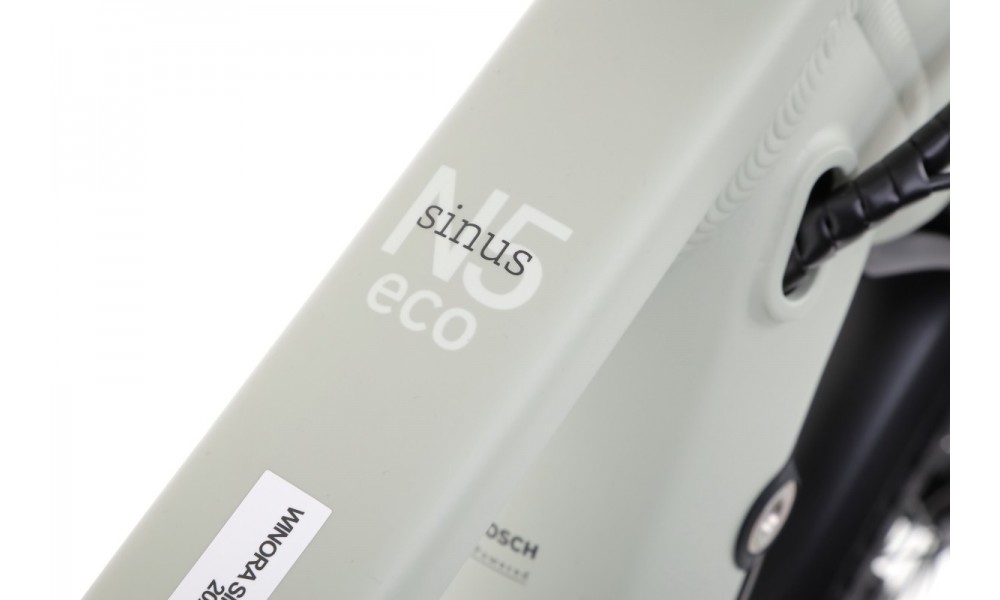 Rower trekkingowy elektryczny Winora Sinus N5f Eco Gent - szary