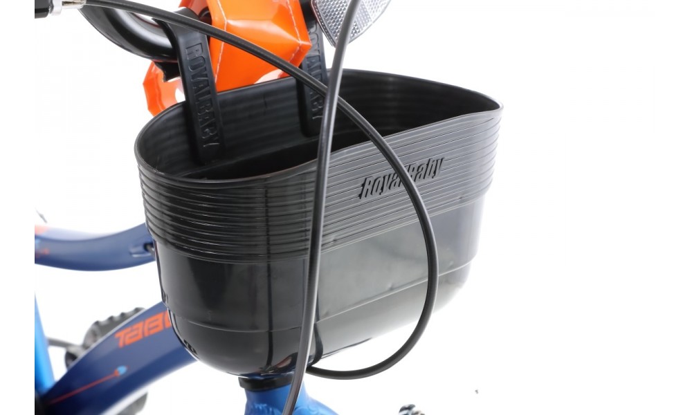 Rower dziecięcy Tabou Rocket Alu Lite 14  - niebiesko-pomarańczowy