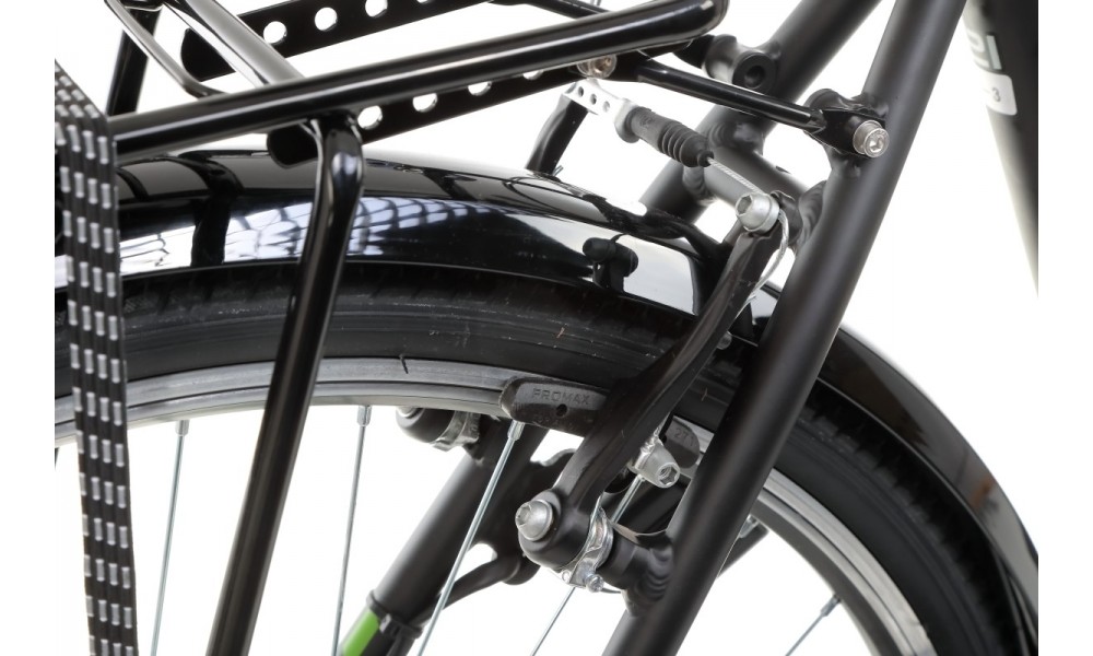 Rower trekkingowy Romet Wagant LIMITED - czarno-zielony