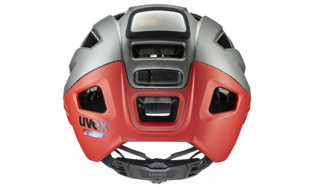 Kask Uvex Finale light 2.0 - srebrno-czerwony
