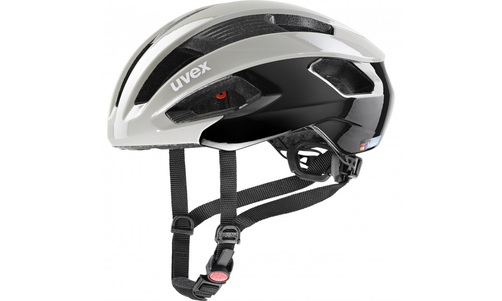Kask rowerowy Uvex Rise - beżowo-czarny