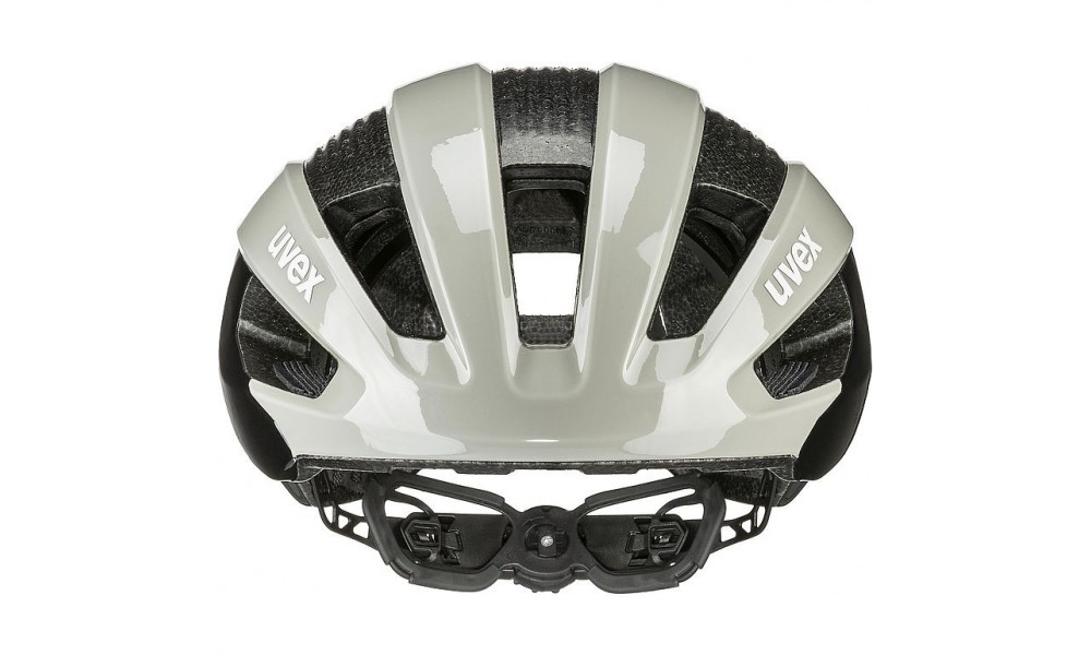 Kask rowerowy Uvex Rise - beżowo-czarny