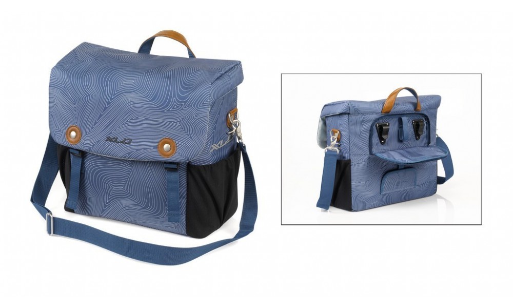 Torba na ramię XLC "odcisk palca" - niebieski