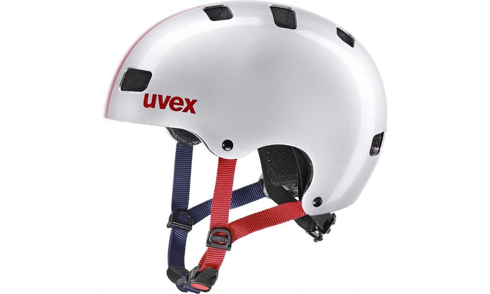 Kask dziecięcy Uvex Kid 3 - srebrny