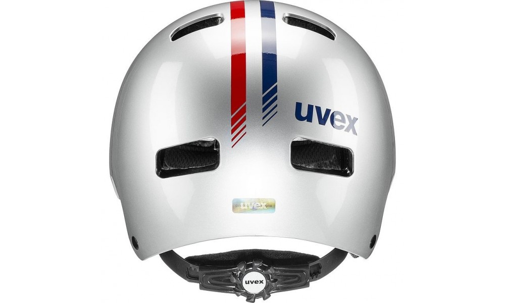 Kask dziecięcy Uvex Kid 3 - srebrny