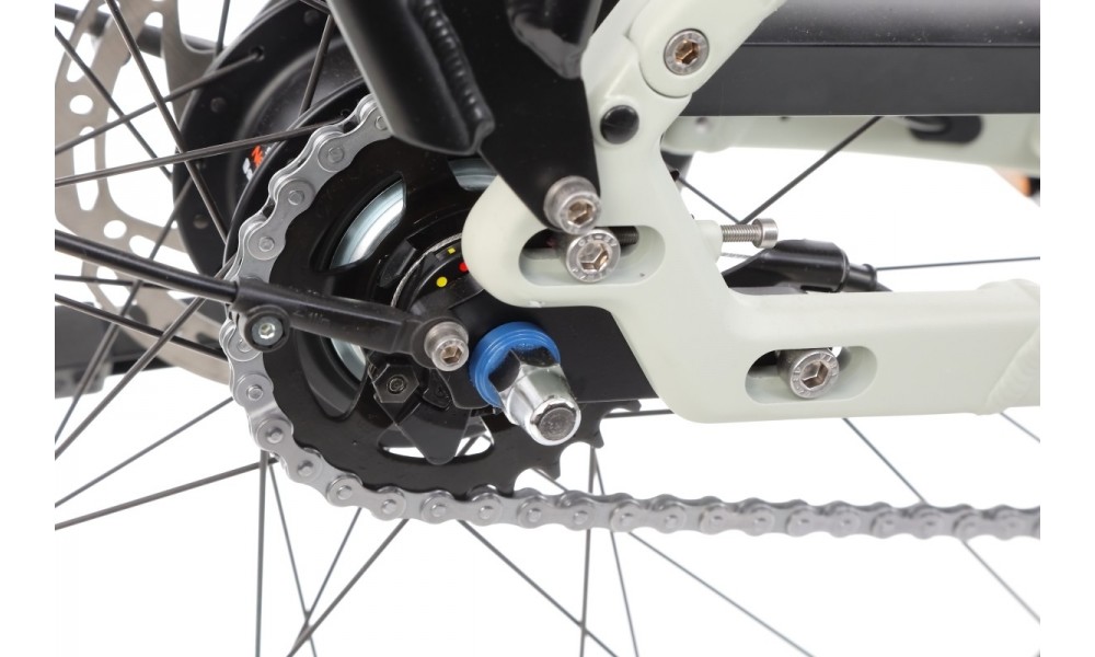 Rower trekkingowy elektryczny Winora Sinus N5f Eco Wave - szary