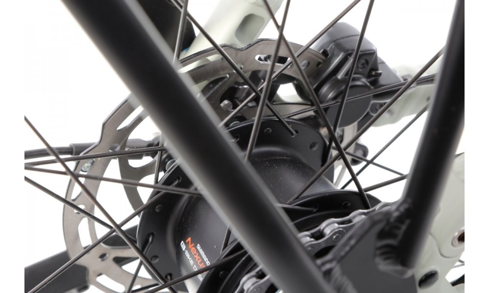 Rower trekkingowy elektryczny Winora Sinus N5f Eco Wave - szary