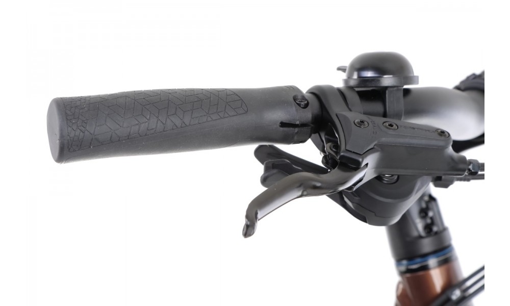 Rower trekingowy elektryczny Lapierre E-EXPLORER 6.5 LS - brązowy