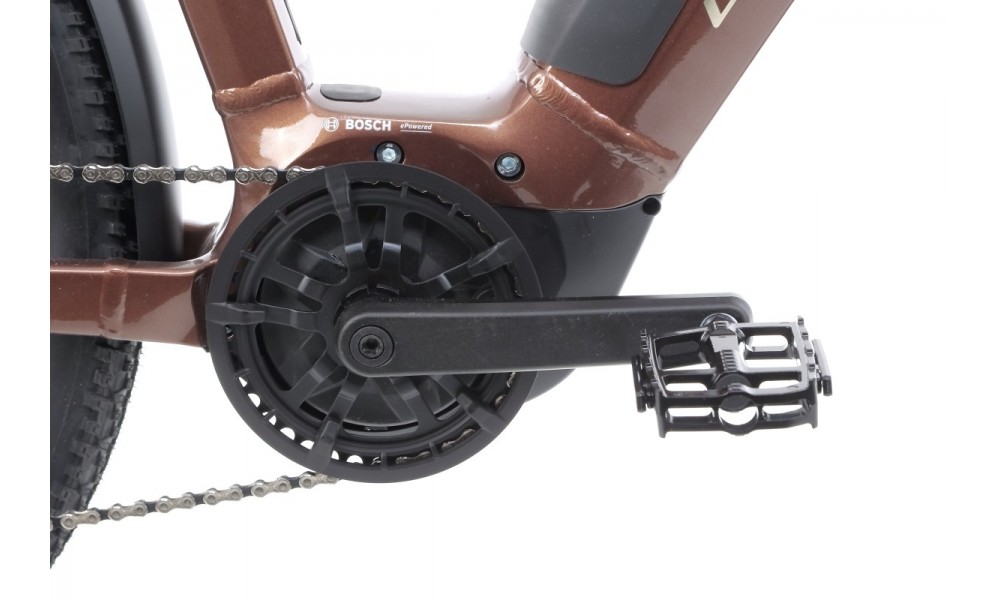 Rower trekingowy elektryczny Lapierre E-EXPLORER 6.5 LS - brązowy