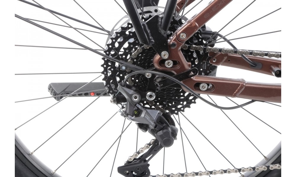 Rower trekingowy elektryczny Lapierre E-EXPLORER 6.5 LS - brązowy