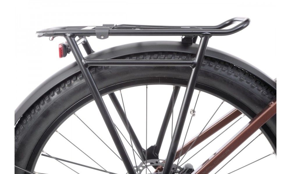 Rower trekingowy elektryczny Lapierre E-EXPLORER 6.5 LS - brązowy