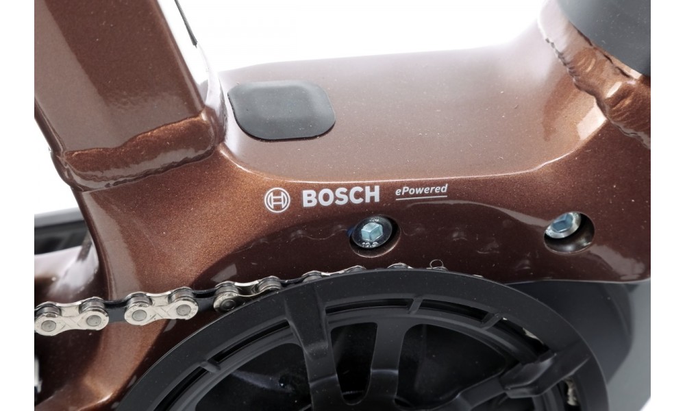 Rower trekingowy elektryczny Lapierre E-EXPLORER 6.5 LS - brązowy