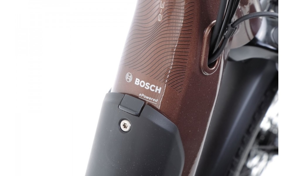 Rower trekingowy elektryczny Lapierre E-EXPLORER 6.5 LS - brązowy