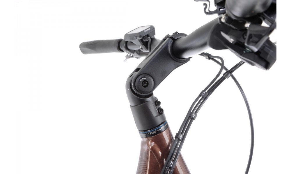 Rower trekingowy elektryczny Lapierre E-EXPLORER 6.5 LS - brązowy