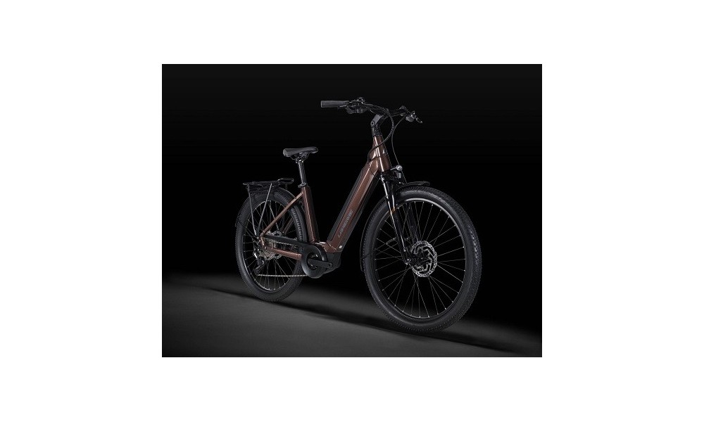 Rower trekingowy elektryczny Lapierre E-EXPLORER 6.5 LS - brązowy