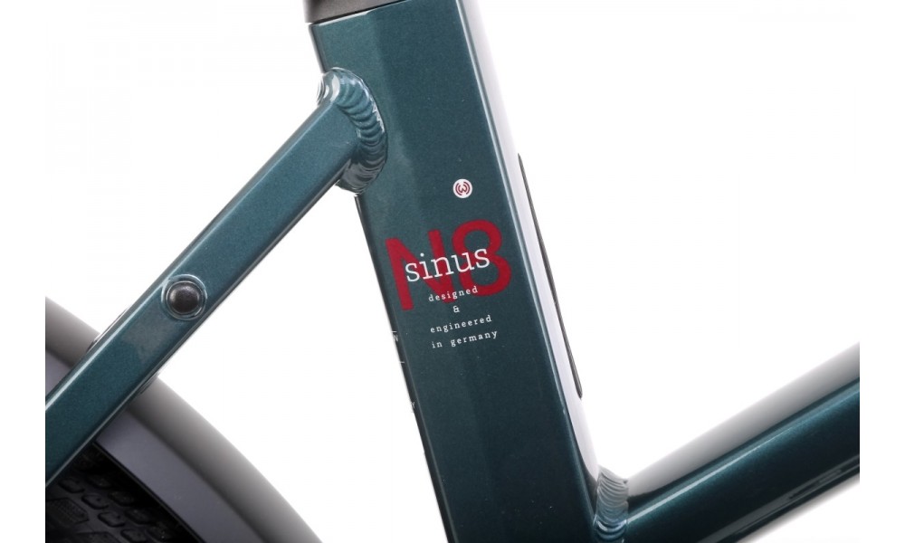 Rower trekkingowy elektryczny Winora Sinus N8f Lady - zielony