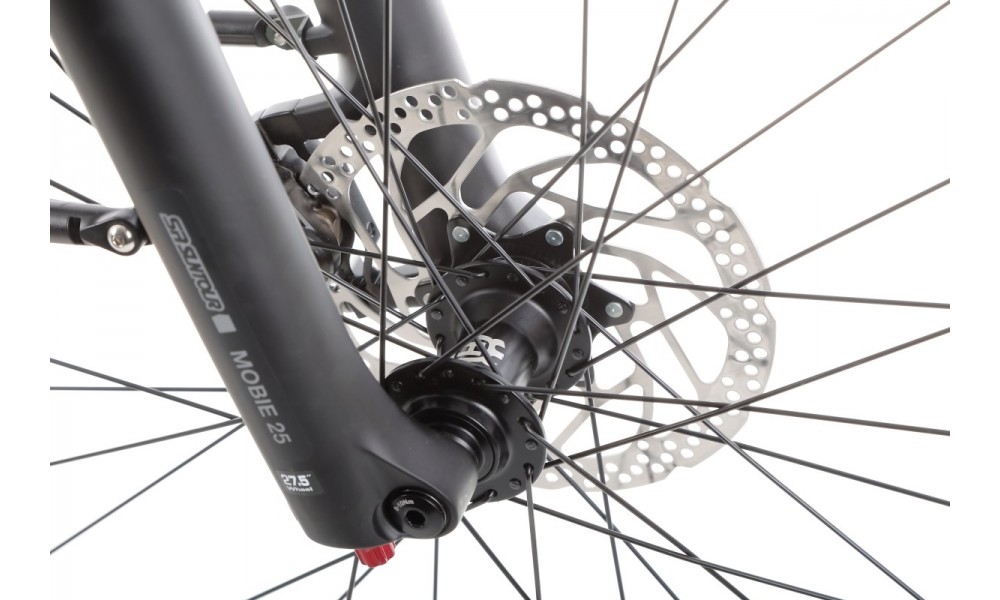 Rower trekkingowy elektryczny Husqvarna Cross Tourer CT3 Lady 27,5 - biały-niebieski