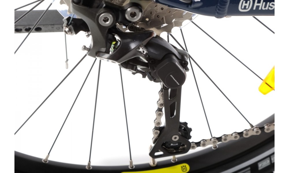 Rower trekkingowy elektryczny Husqvarna Cross Tourer CT3 Lady 27,5 - biały-niebieski