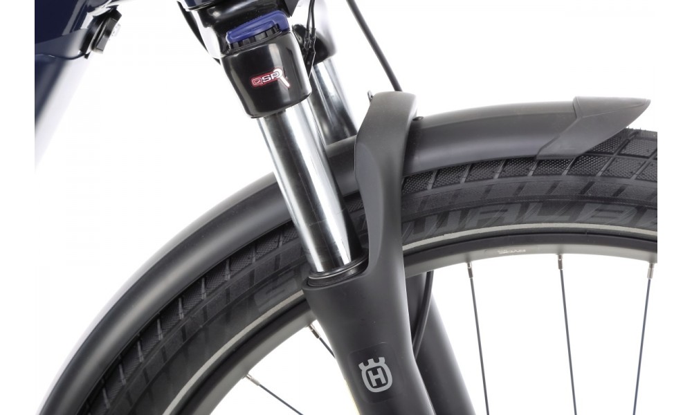 Rower trekkingowy elektryczny Husqvarna Gran Tourer GT2 Lady - ciemny niebieski