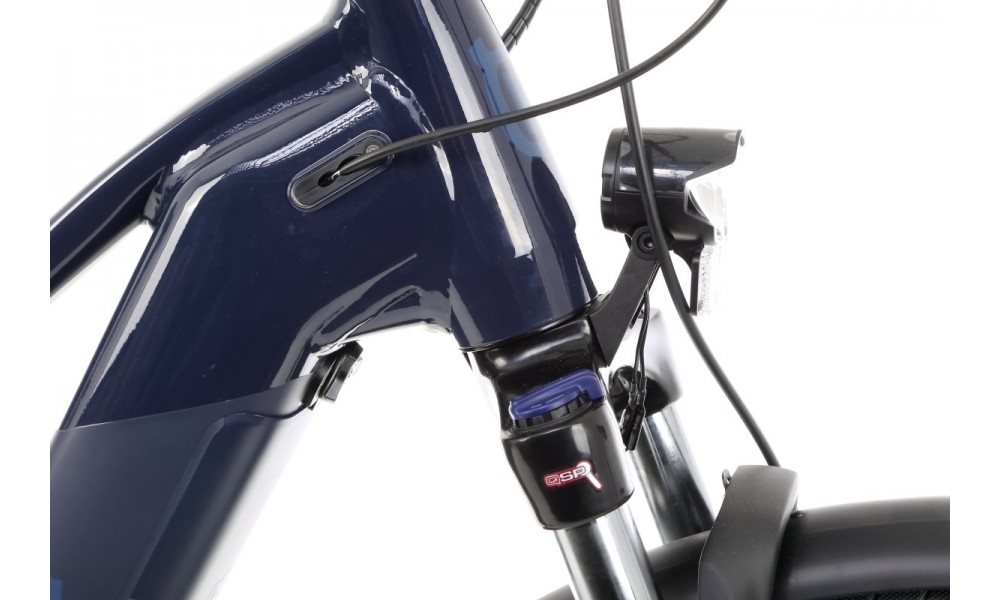 Rower trekkingowy elektryczny Husqvarna Gran Tourer GT2 Lady - ciemny niebieski