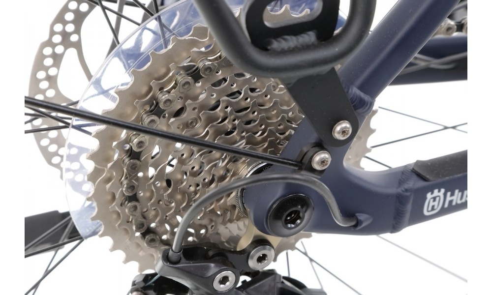 Rower trekkingowy elektryczny Husqvarna Gran Tourer GT2 Lady - ciemny niebieski