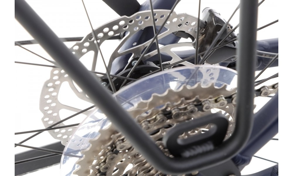 Rower trekkingowy elektryczny Husqvarna Gran Tourer GT2 Lady - ciemny niebieski