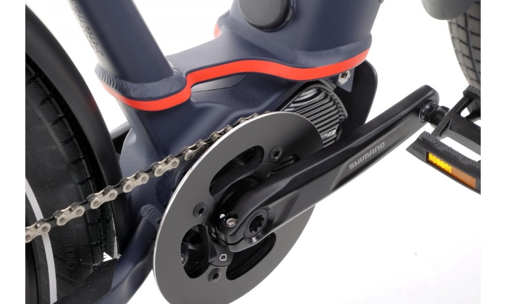 Rower trekkingowy elektryczny Husqvarna Gran Tourer GT2 Lady - ciemny niebieski