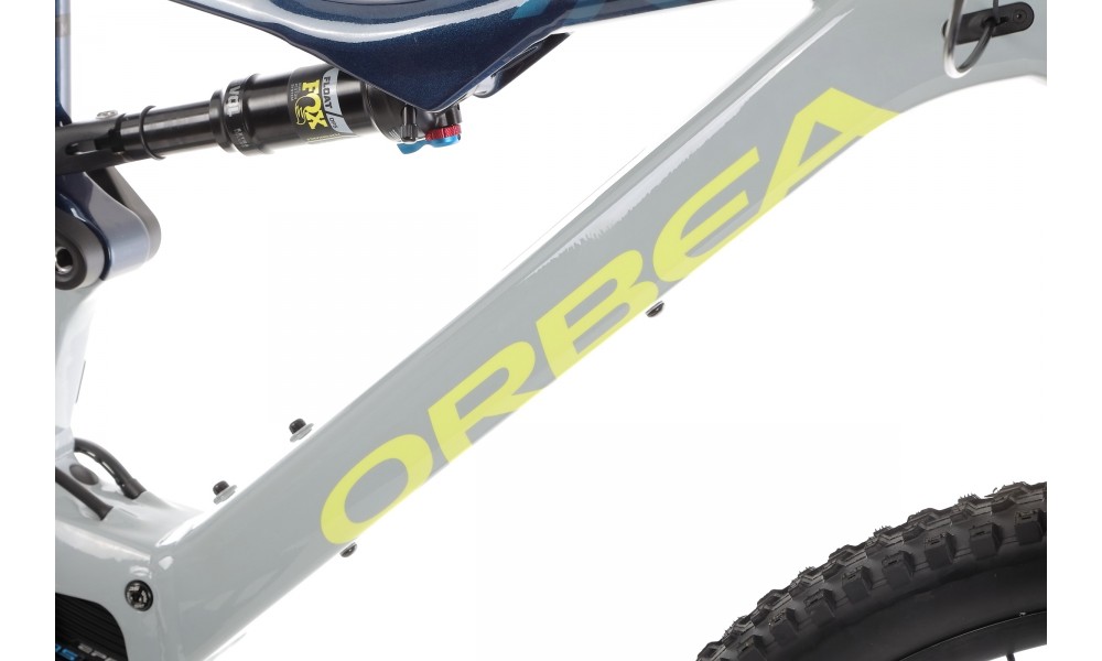 Rower górski elektryczny Orbea RISE H20 - szaro-niebieski