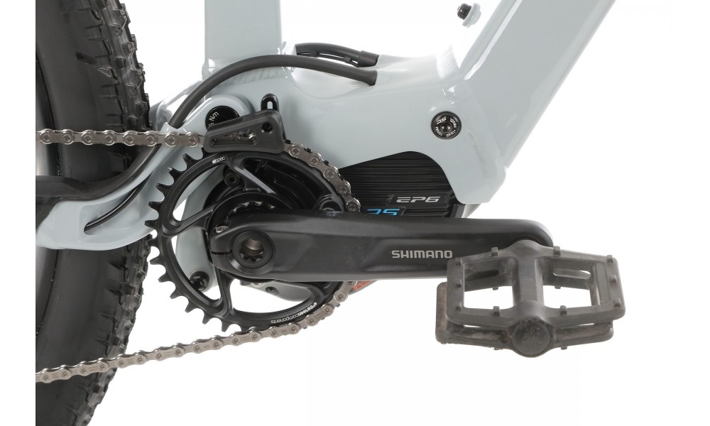 Rower górski elektryczny Orbea RISE H20 - szaro-niebieski