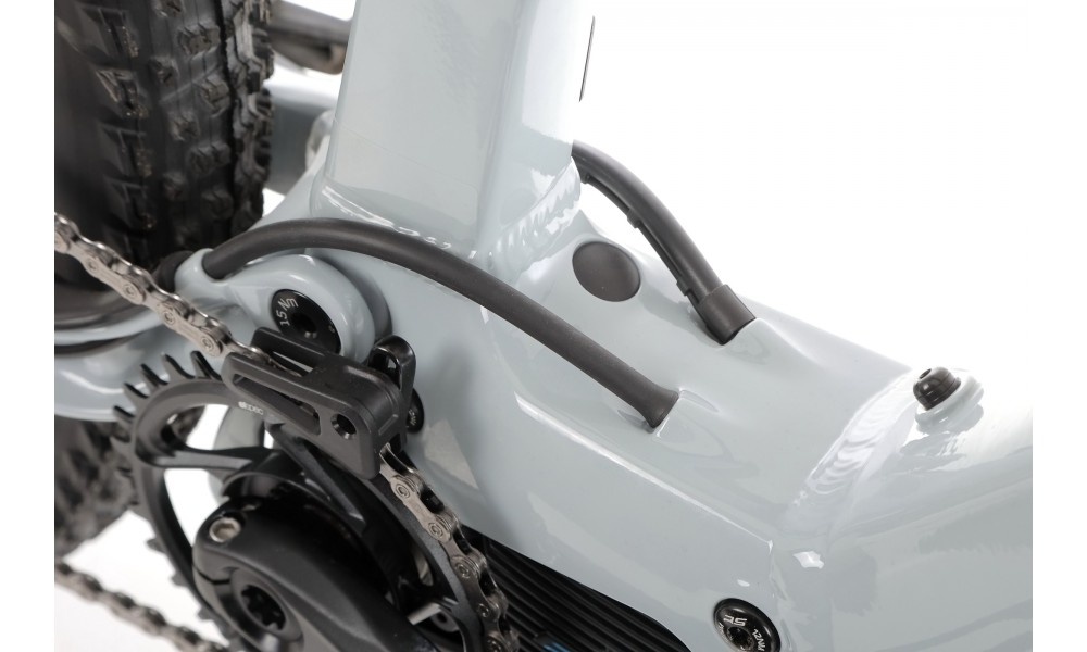 Rower górski elektryczny Orbea RISE H20 - szaro-niebieski