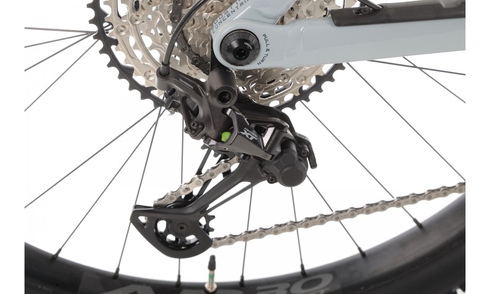 Rower górski elektryczny Orbea RISE H20 - szaro-niebieski