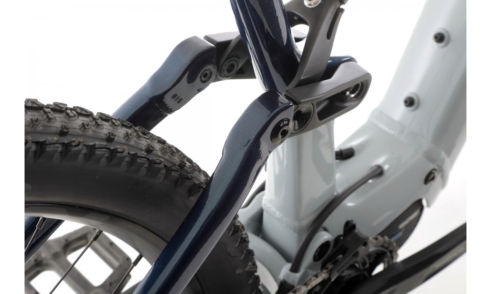 Rower górski elektryczny Orbea RISE H20 - szaro-niebieski