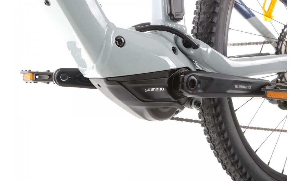 Rower górski elektryczny Orbea RISE H20 - szaro-niebieski